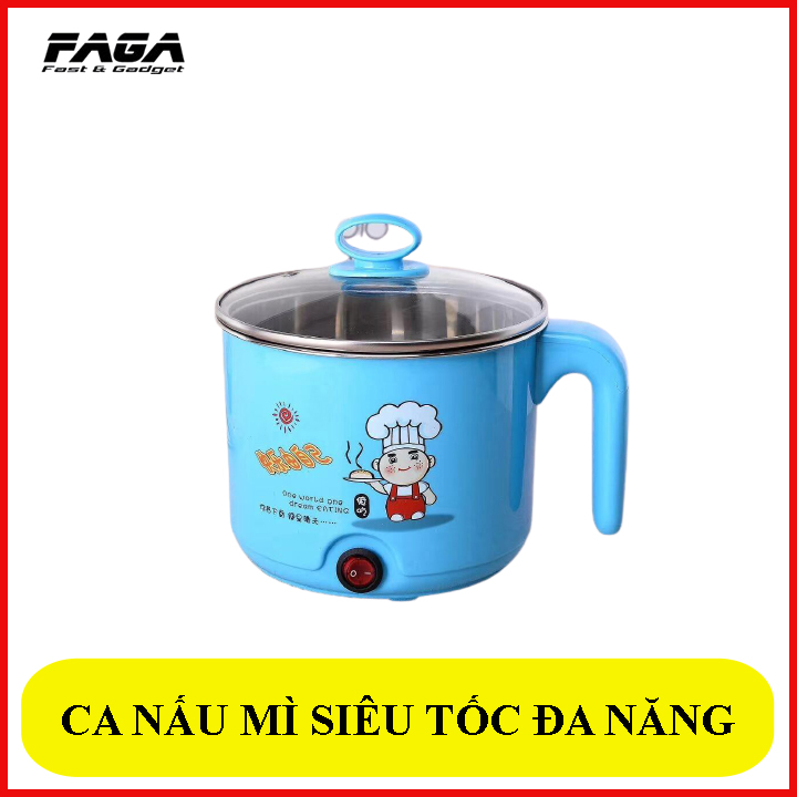 Ca nấu mì siêu tốc nồi nấu đa năng mini siêu tốc