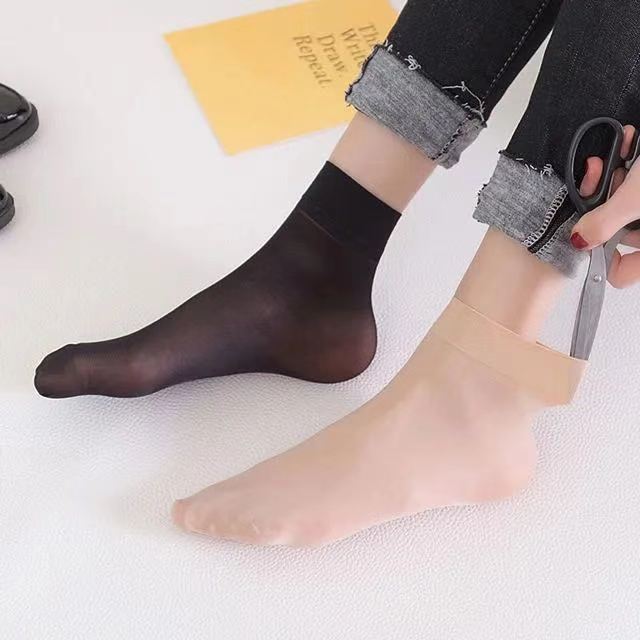 Combo 10 đôi tất da ngắn ,mỏng, mềm mại dành cho bạn nữ 7