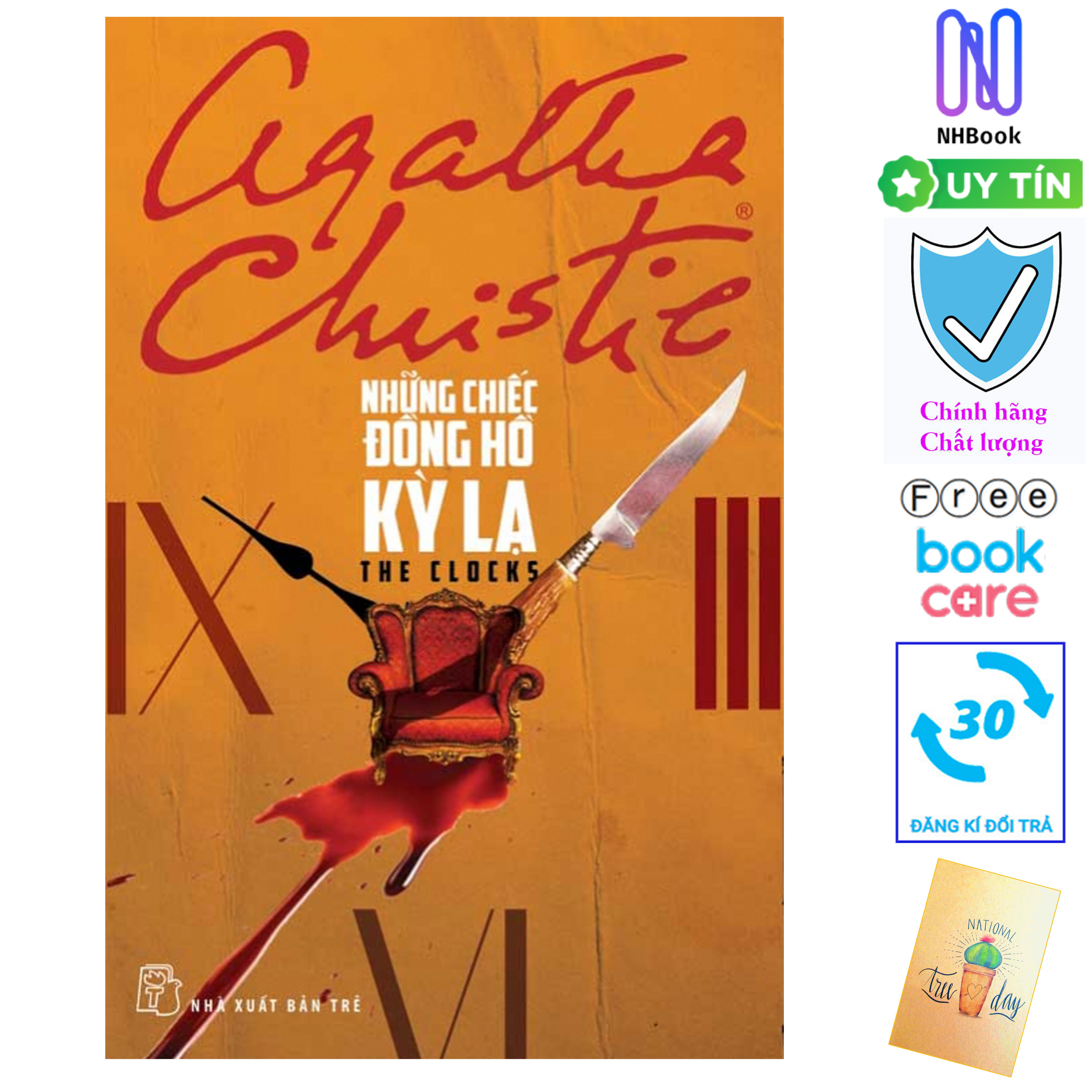 - sách chính hãng bảo hành - nhbook -agatha christie - những chiếc đồng hồ kỳ lạ - tặng kèm sổ tay 10k