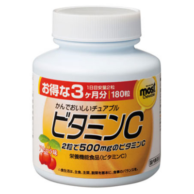 [DATE 12/2023]VIÊN UỐNG BỔ SUNG VITAMIN C CỦA NHẬT ORIHIRO (HỘP 180 VIÊN - VỊ CHERRY)