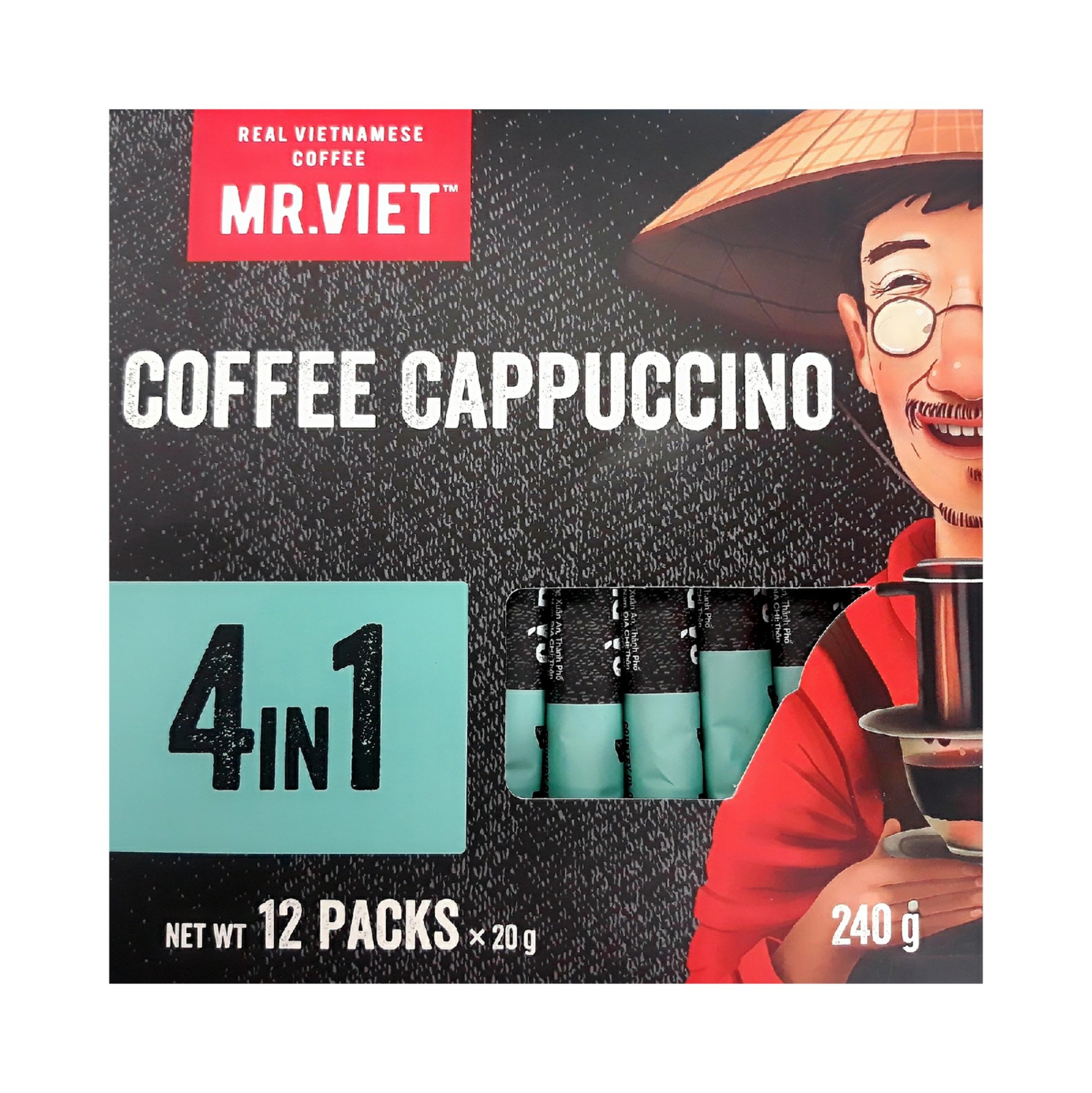 Cà phê Hòa tan Cappuccino -Mr Việt  Coffee Cappuccino -Mr Viet