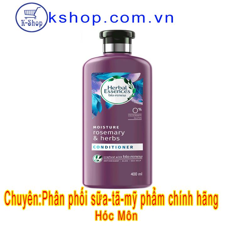 Dầu Xả Herbal Essences Tinh Dầu Thảo Mộc & Hương Thảo 400ml
