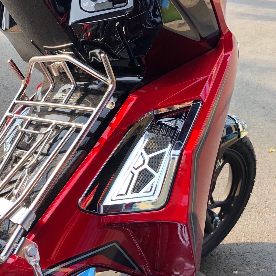 [HCM]Combo ốp gác chân sau và ốp gác chân em bé cho xe Air blade 2020