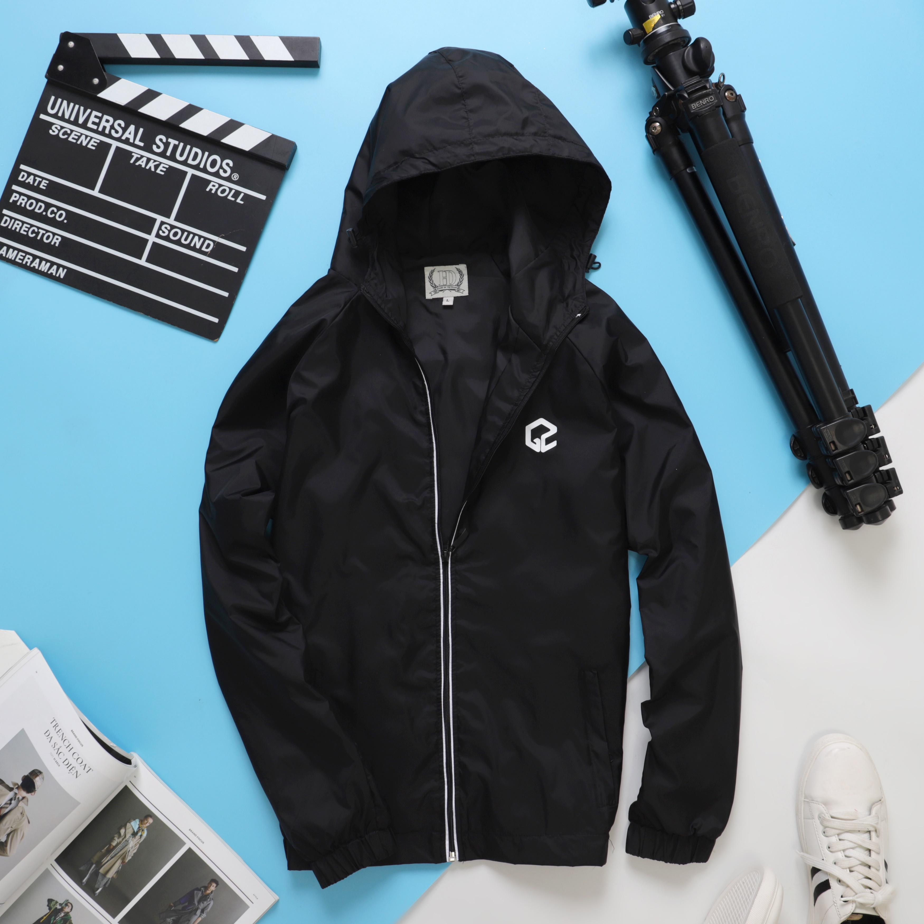 Áo khoác dù có nón 2 lớp chống thấm SITAKI AKD36