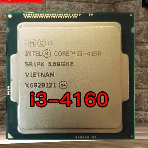 CPU máy tính, cpu core i3 4160, bộ xử lý Intel® Core™ i3-4160 3M bộ nhớ đệm, 3,60 GHz