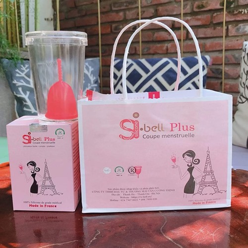 Cốc Nguyệt San SIBELL PLUS Nhập Khẩu Chính Hàng Từ Pháp ( Tặng Full Quà)