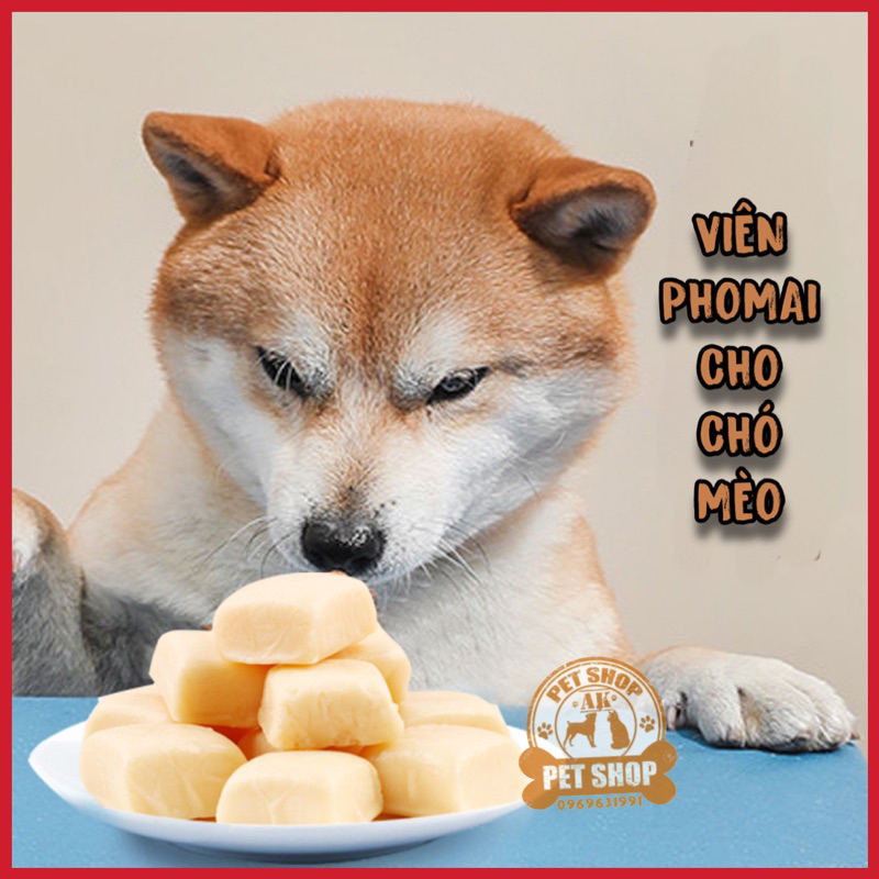 Viên Phomai Vuông Mềm cho Hamster / Chó / Mèo