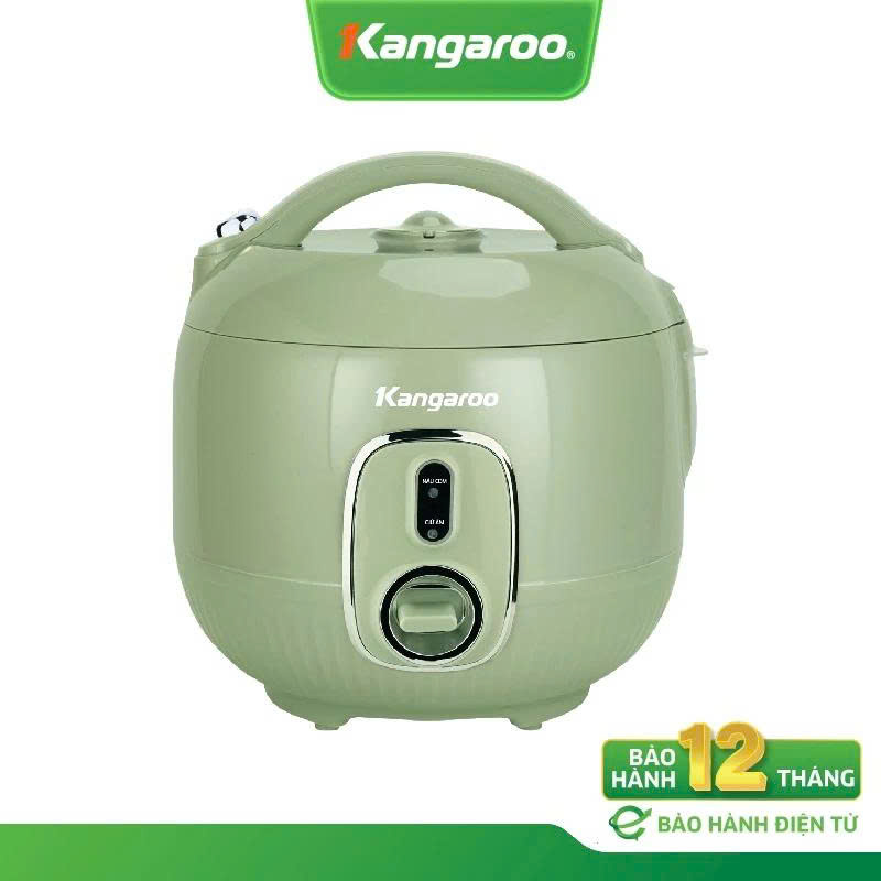Nồi cơm điện Kangaroo 1 lít KGRC10M1 Công Suất 400W cho 1-3 người ăn - BH 1 năm