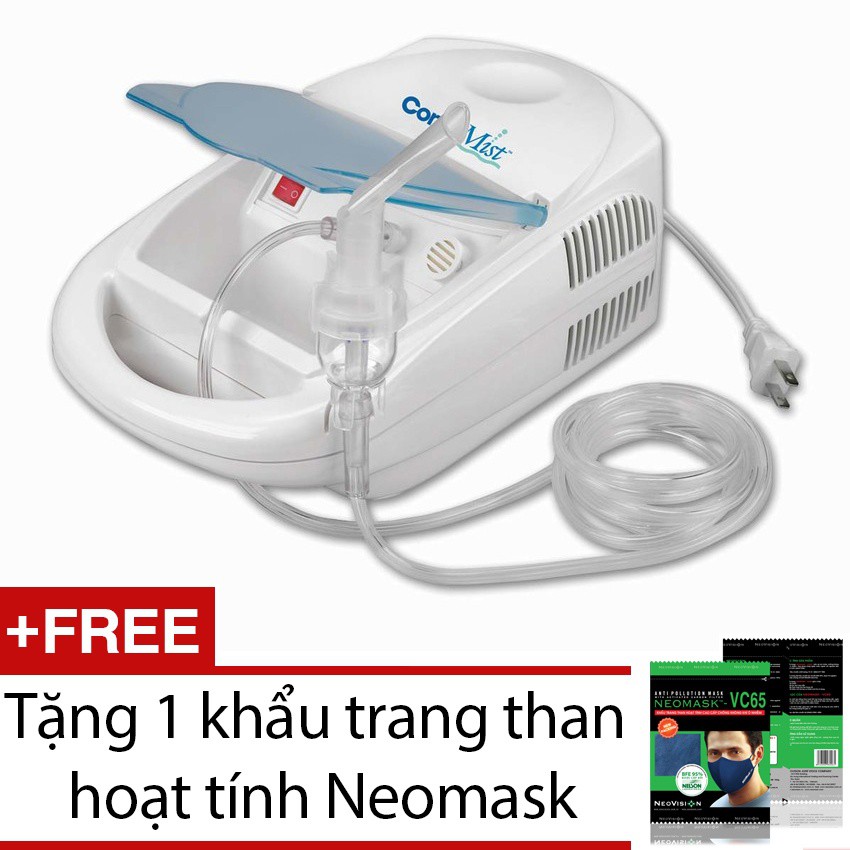 Máy xông mũi họng compmist tặng 1 khẩu trang neomask