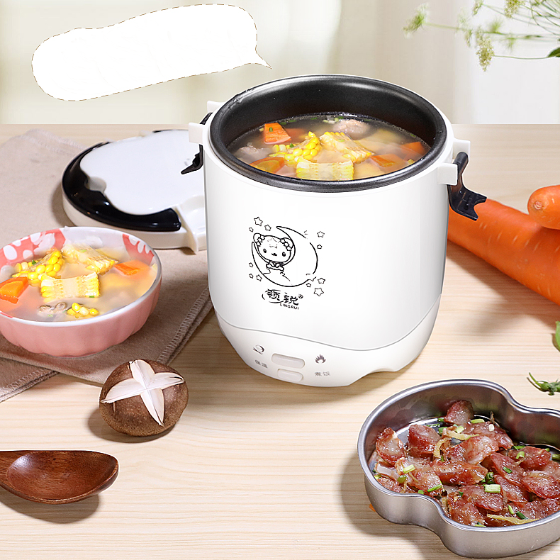 Nồi cơm điện mini , cặp lồng điện mini 2 trong 1 thế hệ mới - BH 3 tháng