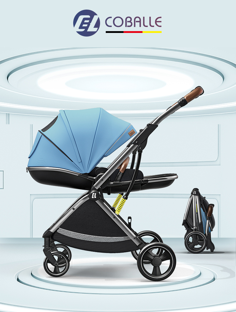 Xe đẩy nôi trẻ em cao cấp COLBALLE (thiết kế Đức) siêu nhẹ chỉ 7kg với lòng nôi rộng rãi, chịu tải đến 50kg, gấp gọn đi du lịch