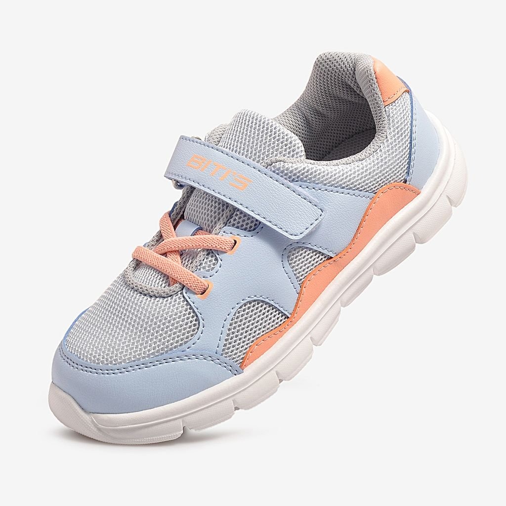 [Hoàn Xu] GIÀY THỂ THAO BATA HỌC SINH BÉ GÁI BITI'S XÉ DÁN DSG139101 (HỒNG + XANH DƯƠNG LỢT) - BITIS GIRLS SPORT SNEAKERS