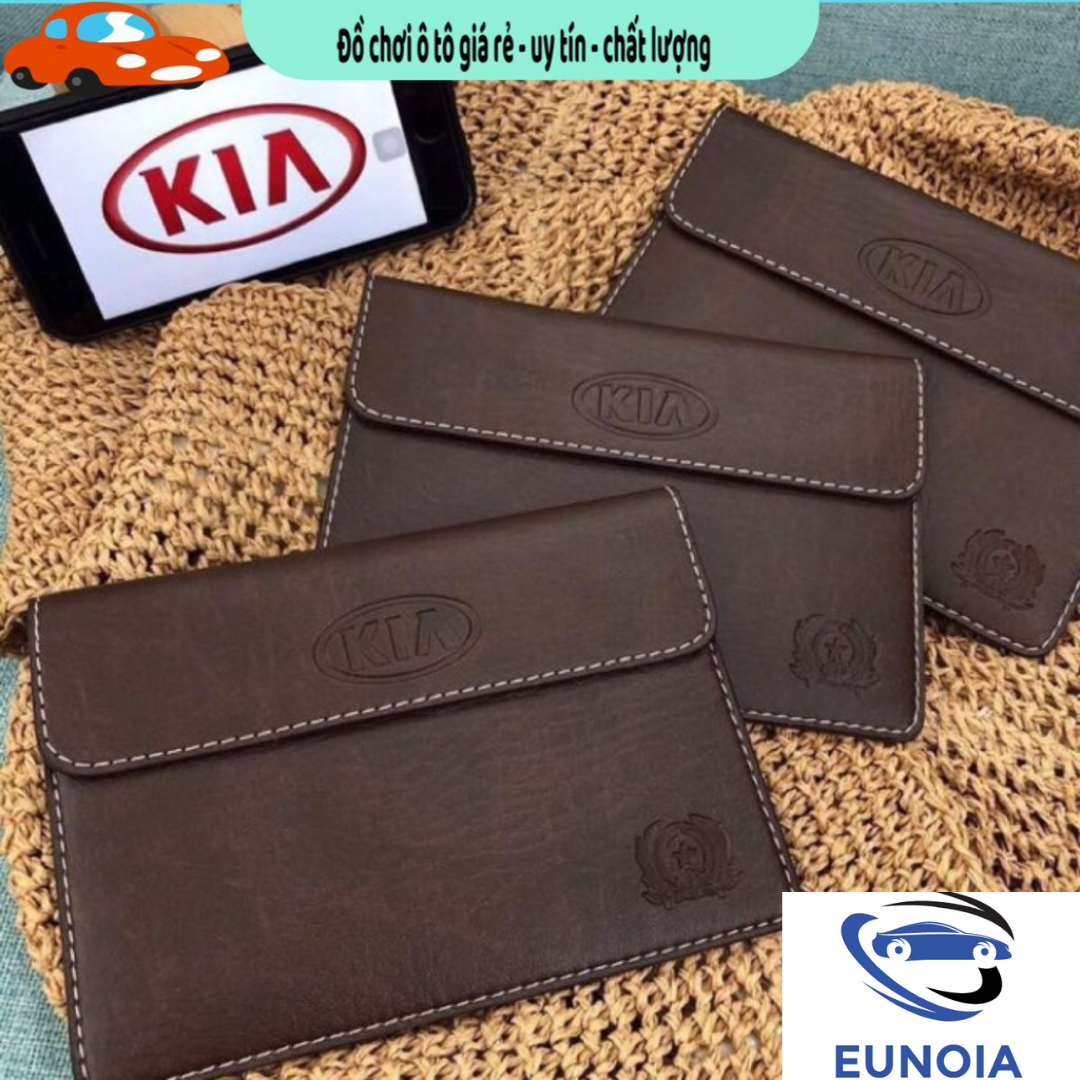 Ví đựng giấy tờ xe logo KIA - Phụ Kiện Đồ Chơi Ô Tô Xe Hơi EUNOIA