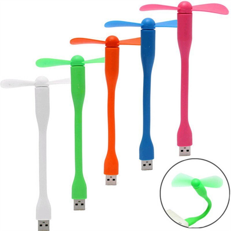 Quạt mini cổng USB uốn dẻo - Giao màu ngẫu nhiên
