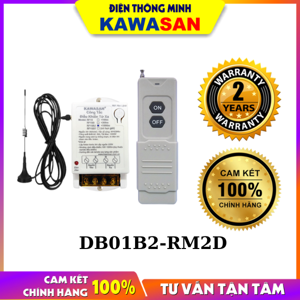 CÔNG TẮC ĐIỀU KHIỂN TỪ XA CÔNG SUẤT CAO DB01B2-RM2D