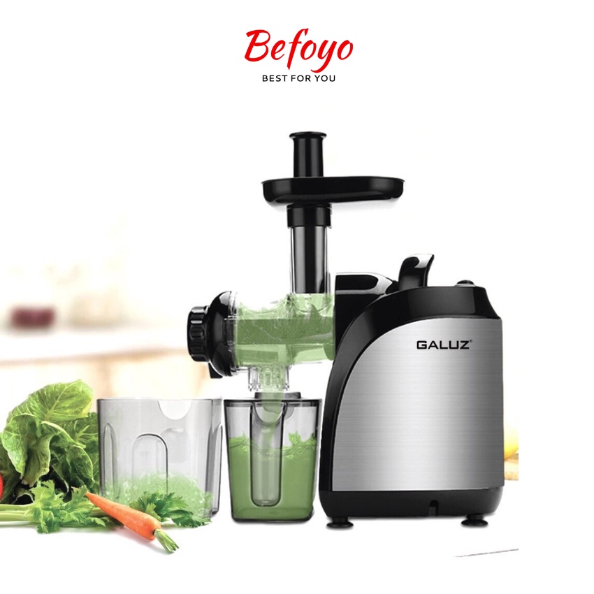 Máy ép chậm trái cây cao cấp Galuz GLS-16N trục ngang - bảo hành chính hãng 18 tháng - Befoyo
