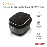 Nồi cơm điện cao tần Sharp KS-IH191V 1.8 Lít