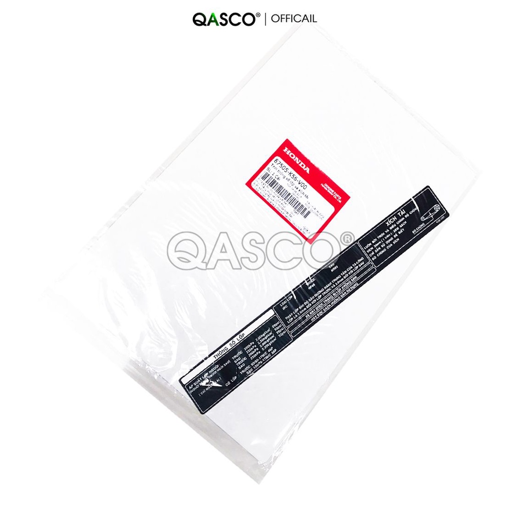 Tem thông số lốp và xích tải honda winner 150 qasco