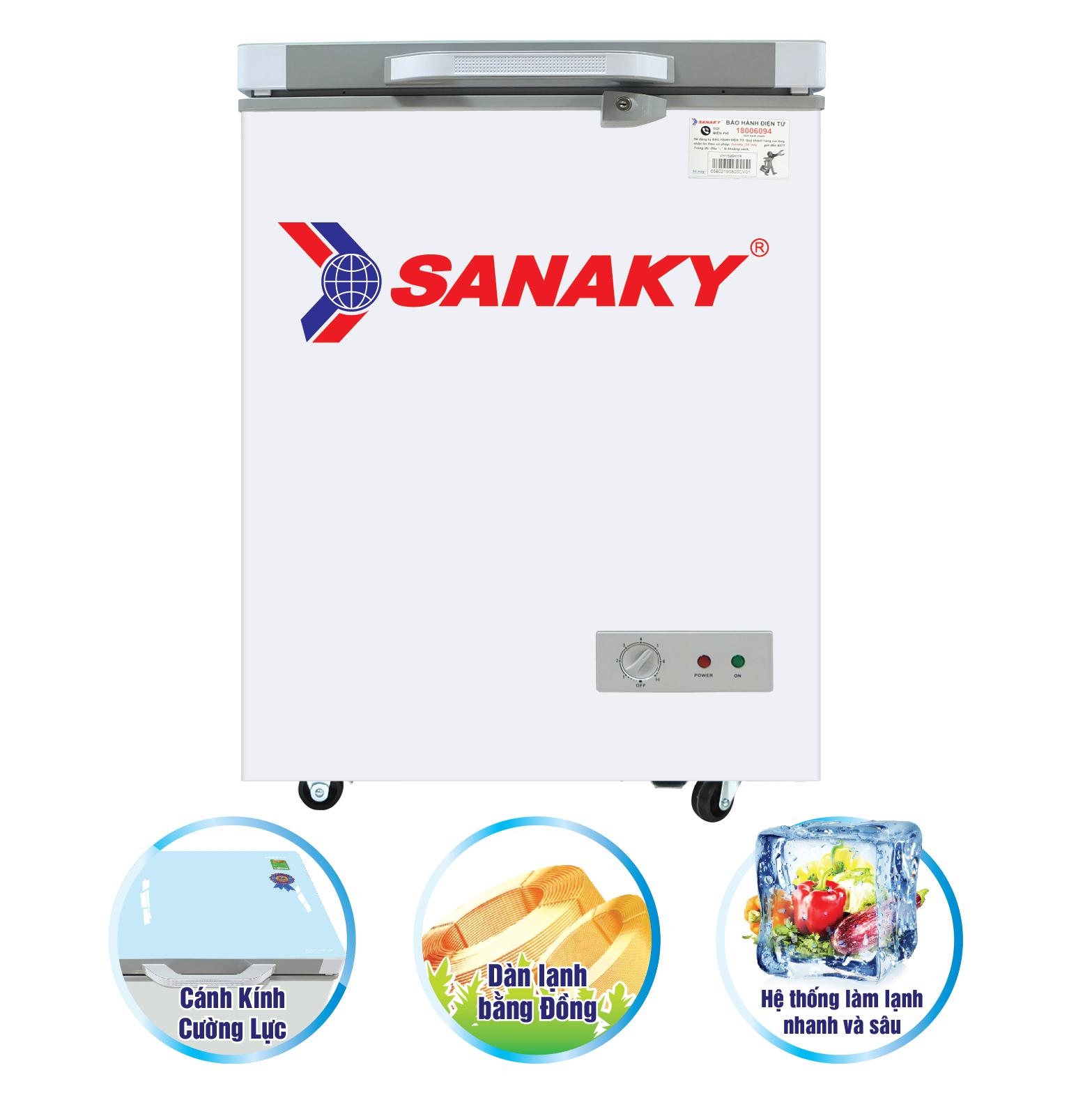 Tủ đông sanaky vh-1599hykd 1 ngăn đông