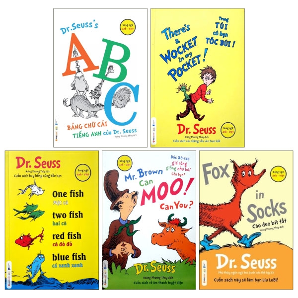 Fahasa - Combo Sách Hay Dr. Seuss - Ngôi Nhà Ngôn Ngữ (Bộ 5 Cuốn)