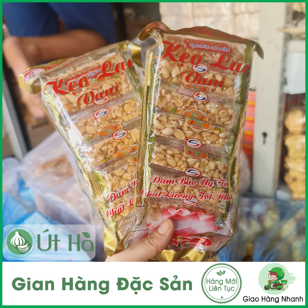 Kẹo Lạc Vani Trường Thuận Đặc Sản Thái Bình Kẹo Giòn Ngọt Bùi Đậu Phộng Thơm Ngon - Út Hà Đặc Sản