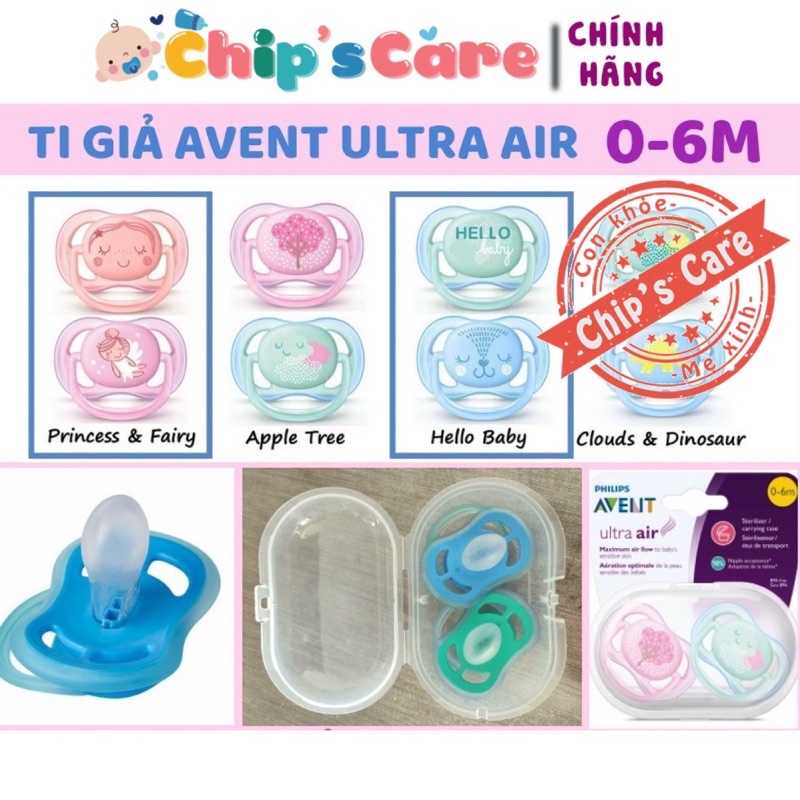 Ti giả Avent ultra air cho bé 0-6m