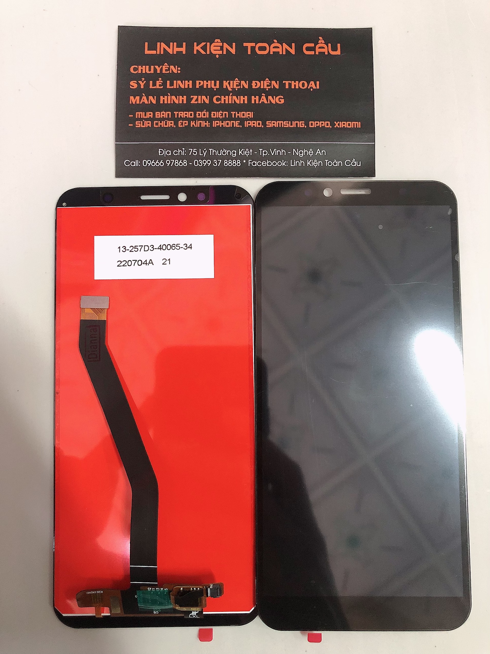 Màn hình lcd huawei y6 prime 2018 / y6 pro 2018 / honor 7a zin new full bộ màu đen