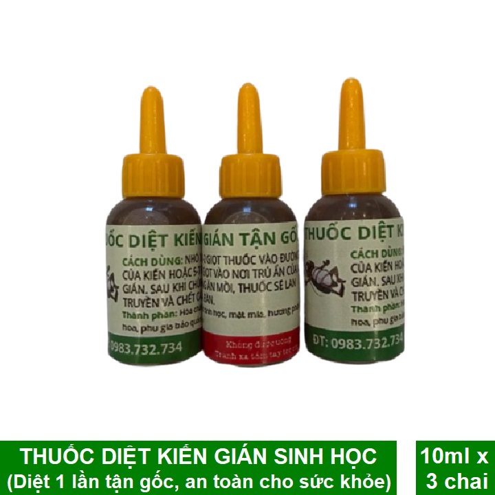 [HCM]Combo 3 Chai Thuốc Diệt Kiến Sinh Học SAMI, Thuốc Diệt Kiến Tận Gốc Hiệu Quả 100% Đảm Bảo An Toàn Khi Sử Dụng