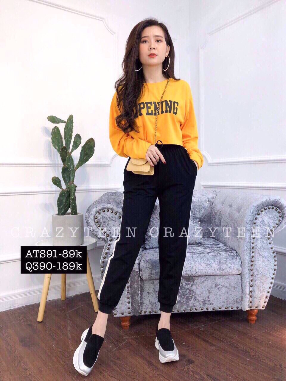 SÉT BÔ TAY DÀI THỂ THAO ( set bộ, set bộ quần áo nữ, sét bộ nữ, jumpsuit nữ, jum nữ, set đồ nữ, set bộ )