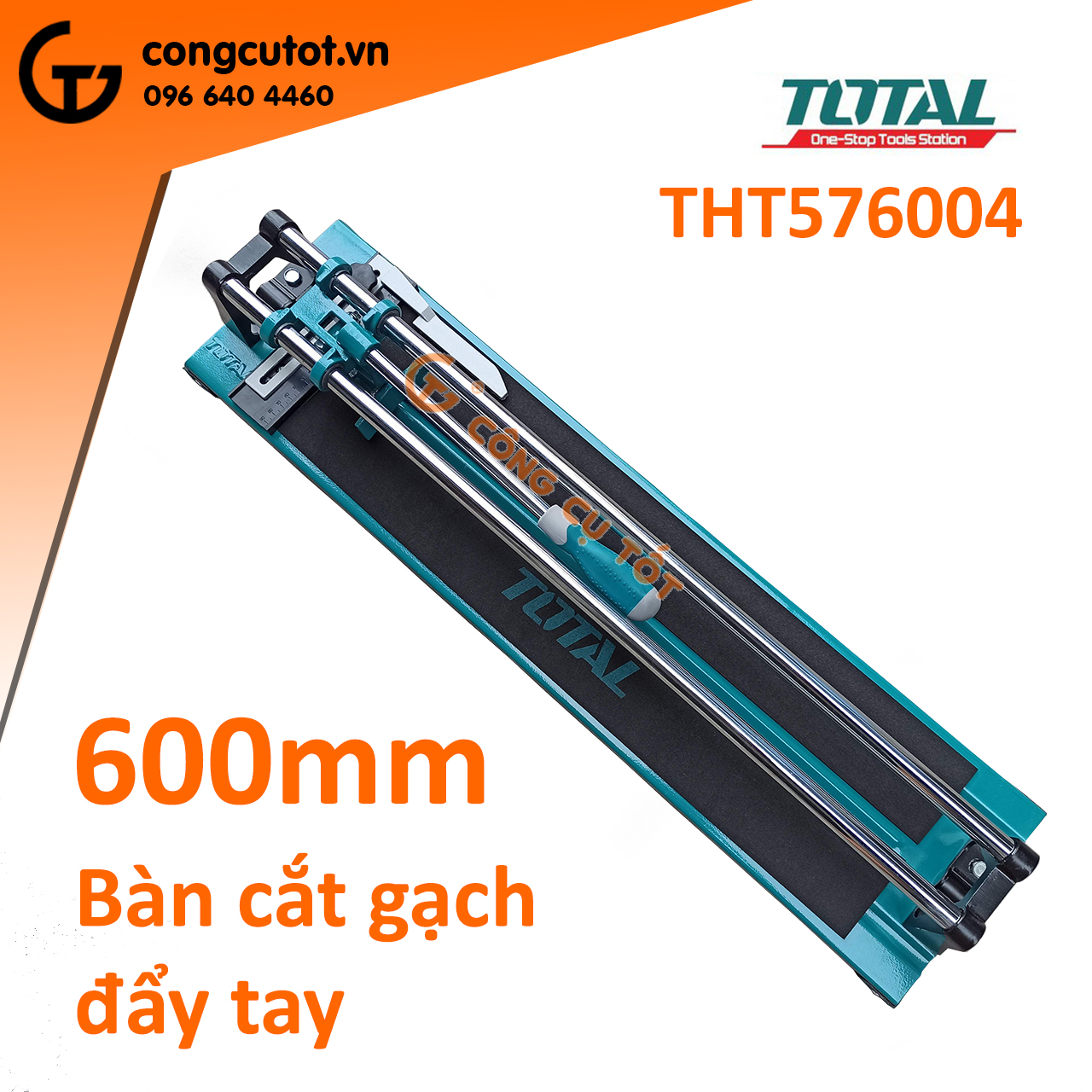 Bàn cắt gạch men đẩy tay Ingco HTC04600,  Total THT576004 - 600mm