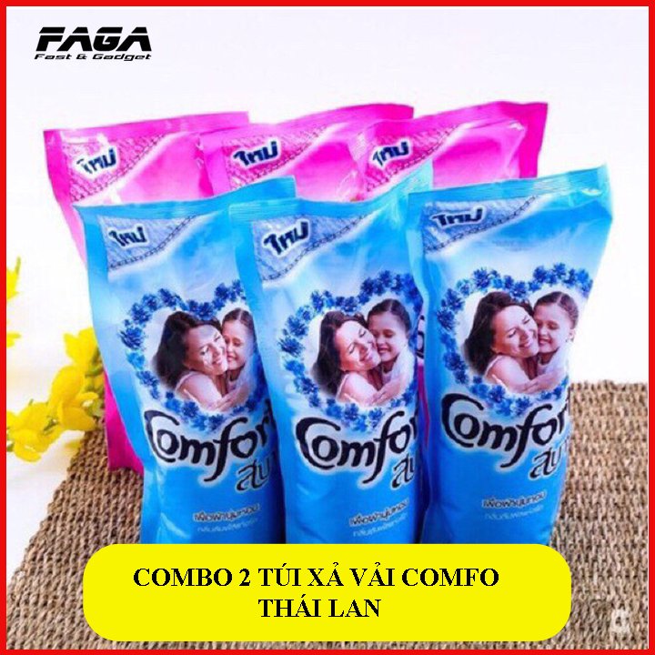 COMBO 2 Túi Nước xả vải Comfort Thái Lan dạng túi 580ML
