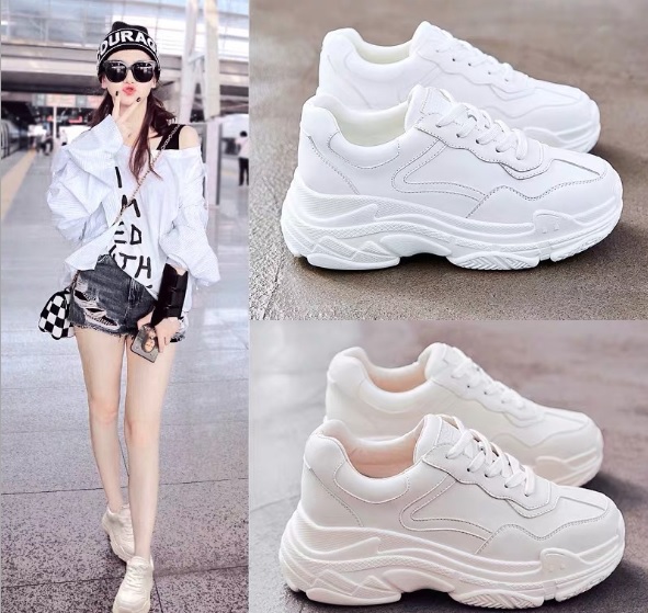 Rẻ vô đich Giày sneaker nữ tuyết thời trang  (Trắng tuyêt)