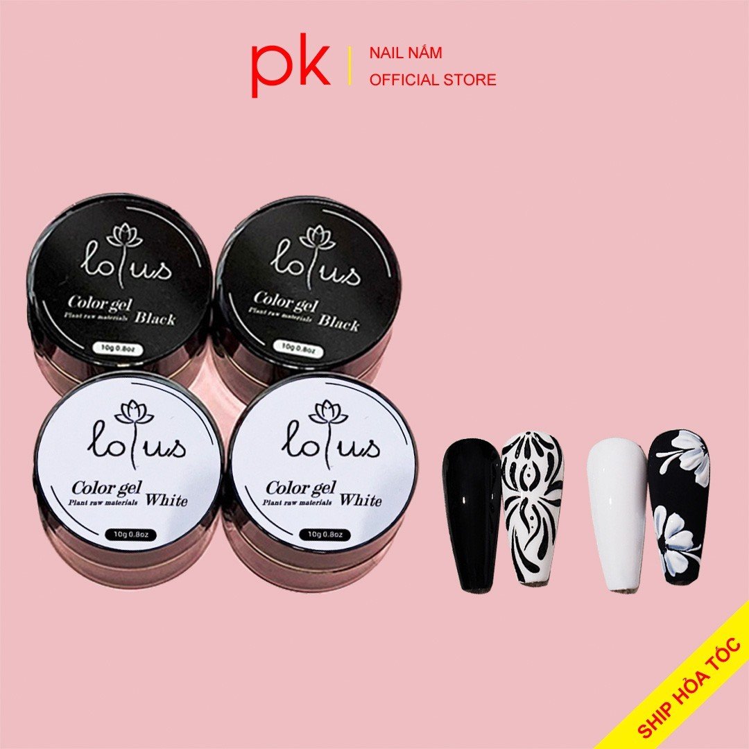 Gel vẽ nail Lotus siêu đặc, hũ to 10g