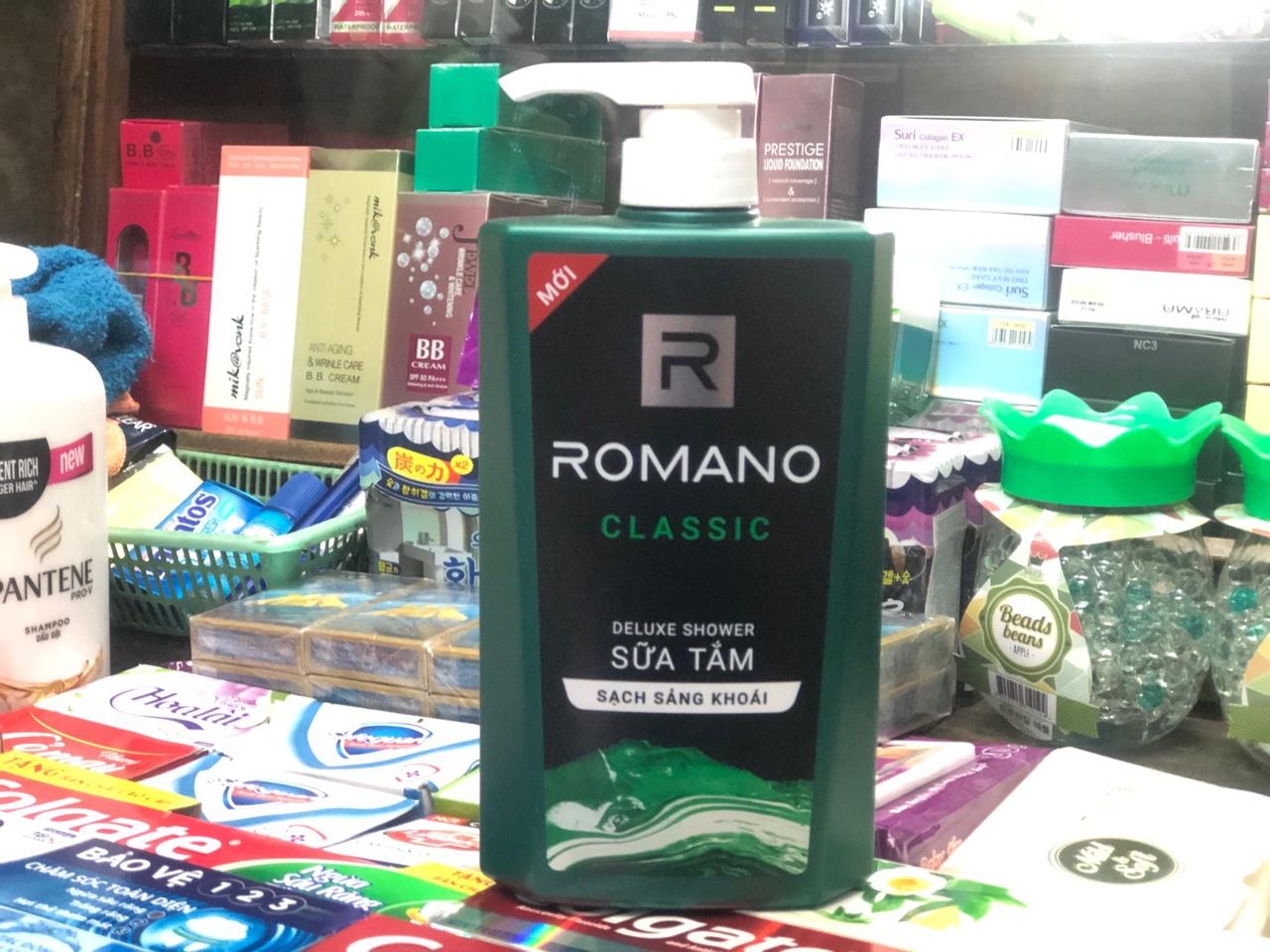 Sữa tắm romano classic 650g
