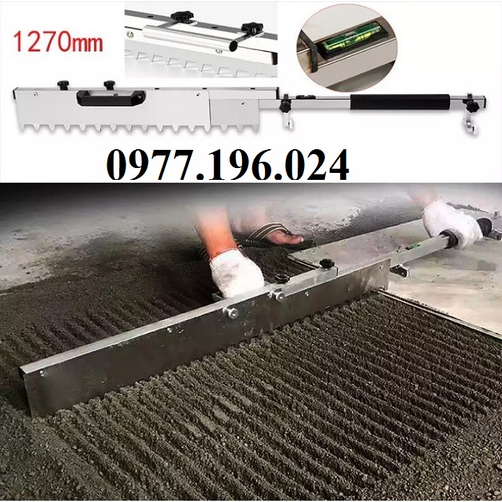 Thước gạt vữa cán nền hỗ trợ lát gạch hiệu quả