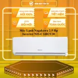 Máy Lạnh Nagakawa 2.5 Hp Inverter NIS-C24R2T30 - GIAO TOÀN QUỐC - CHỈ MIỄN PHÍ HCM