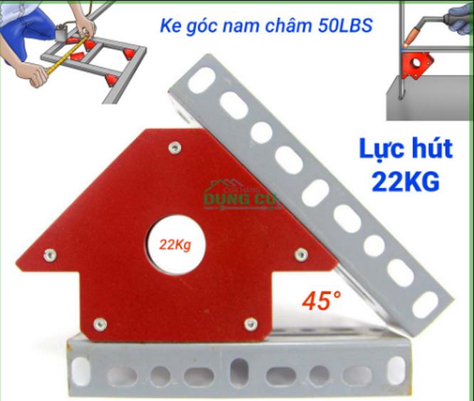 Ke góc nam châm 25lbs