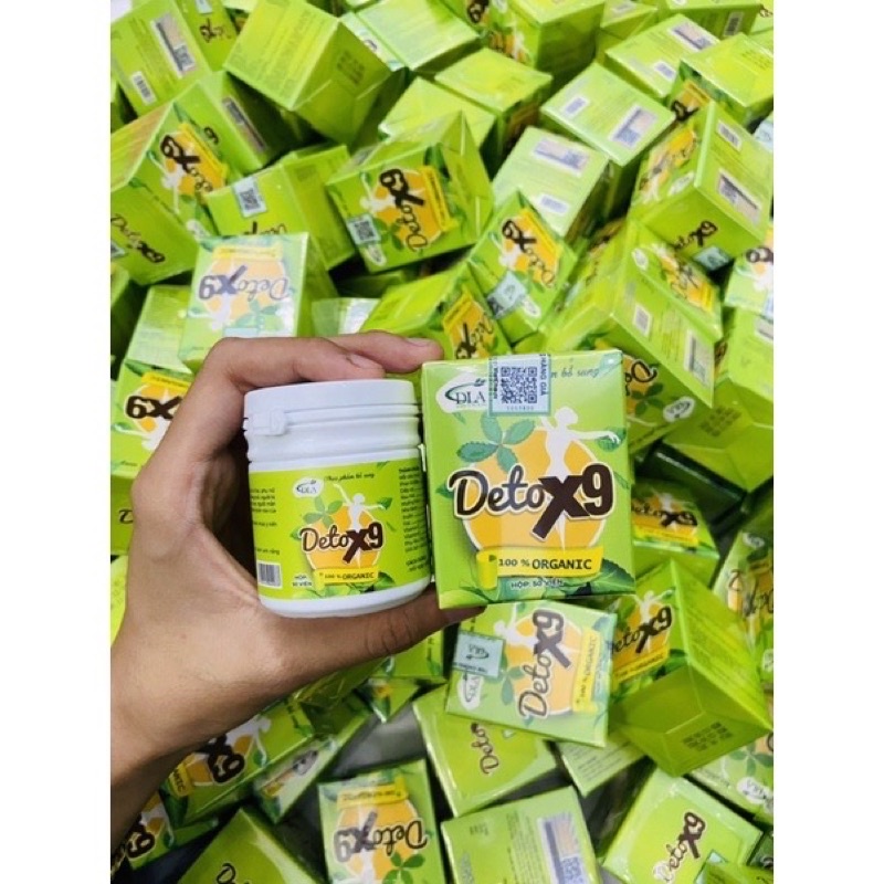 Viên uống giảm mỡ bụng detox x9