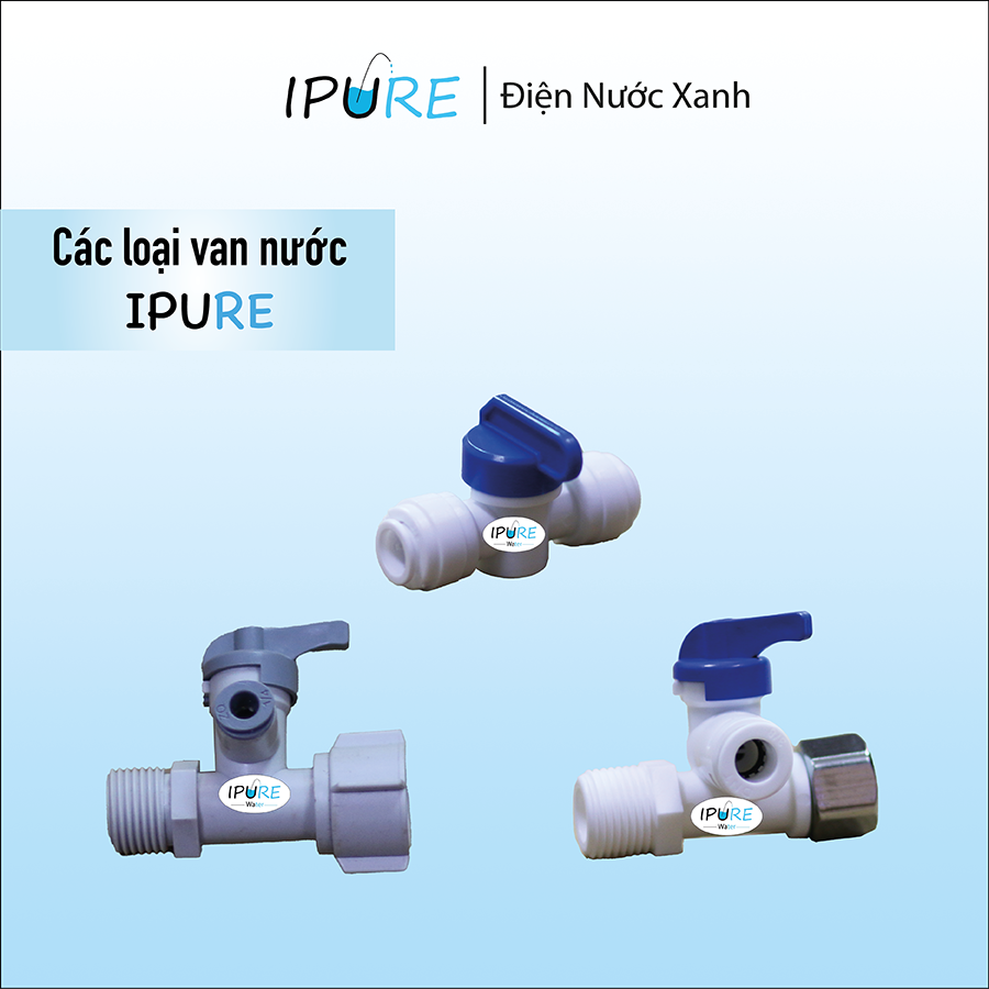 Van ống nước dnx ipure van ống lọc nước van 6 ly 10 lyvan ren 21 ra 6 van ren 21 ra 10