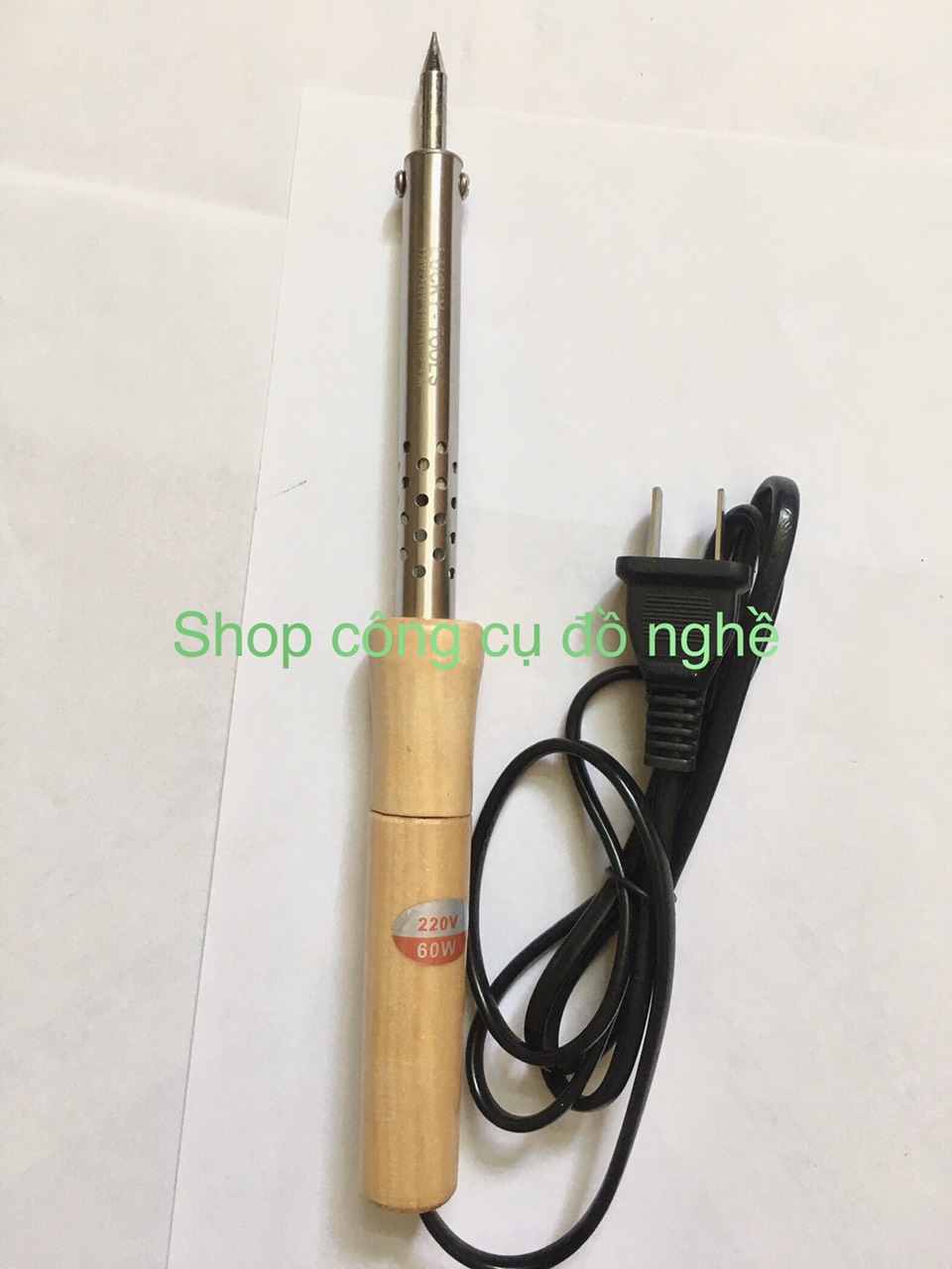 [HCM]mỏ hàn thiếchàn chì cán gỗ mũi nhọn 40W60W80W100W