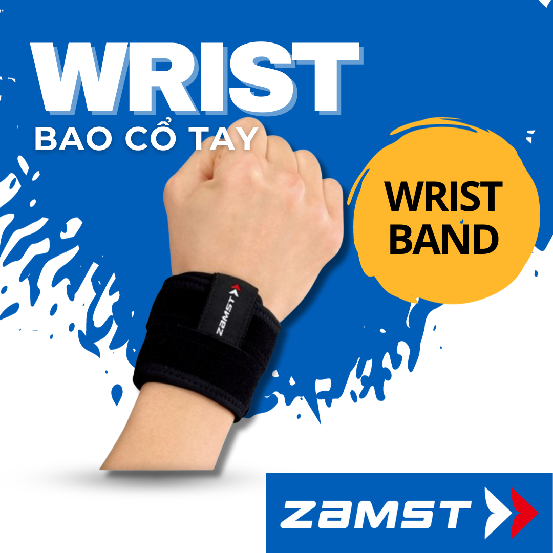 Đai bảo vệ hỗ trợ cổ tay ZAMST chính hãng WRIST BAND
