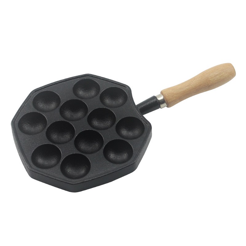 Khuôn làm bánh bạch tuộc Takoyaki Nhật dùng được bếp từ