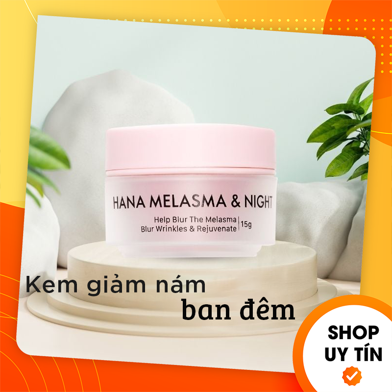 Kem giảm nám ban đêm Hana Melasma & Night Mini Hanayuki