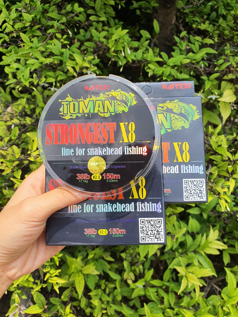 Dù toman pe x8 câu lure phiên bản nâng cấp mới 2023 chính hãng 150m