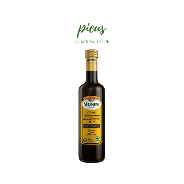 Giấm Balsamic | Balsamic Vinegar of Modena IGP Monini 500ml - Gia vị nhập khẩu Ý hương vị đậm đà tốt cho sức khỏe