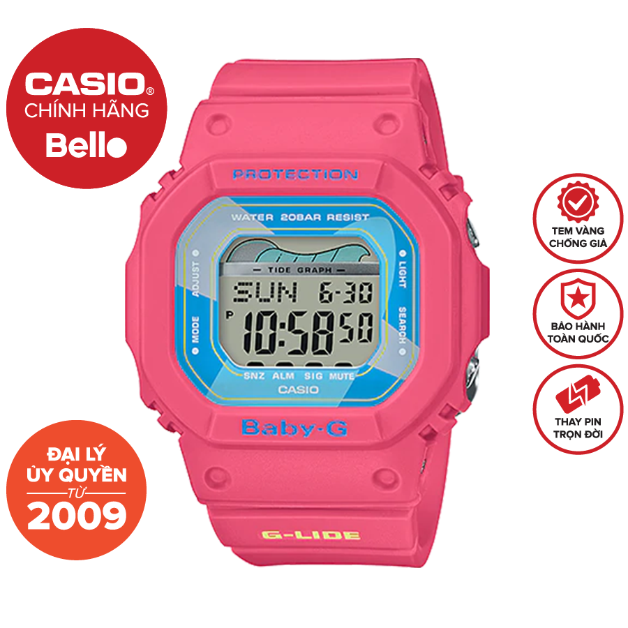 Đồng hồ Nữ dây nhựa Casio Baby-G BLX-560VH-4DR chính hãng bảo hành 5 năm Pin trọn đời