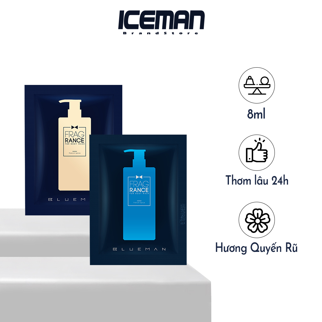Mẫu thử sữa tắm nước hoa blueman 8ml