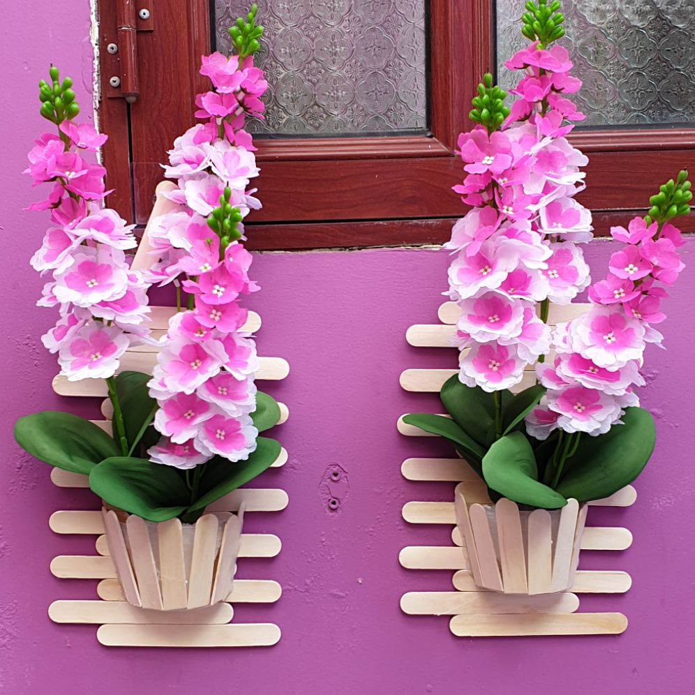2 bộ làm hoa treo tường