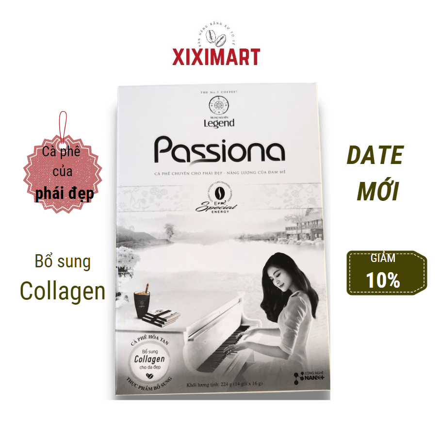 Cà phê Passiona Trung Nguyên Legend 224g Collagen