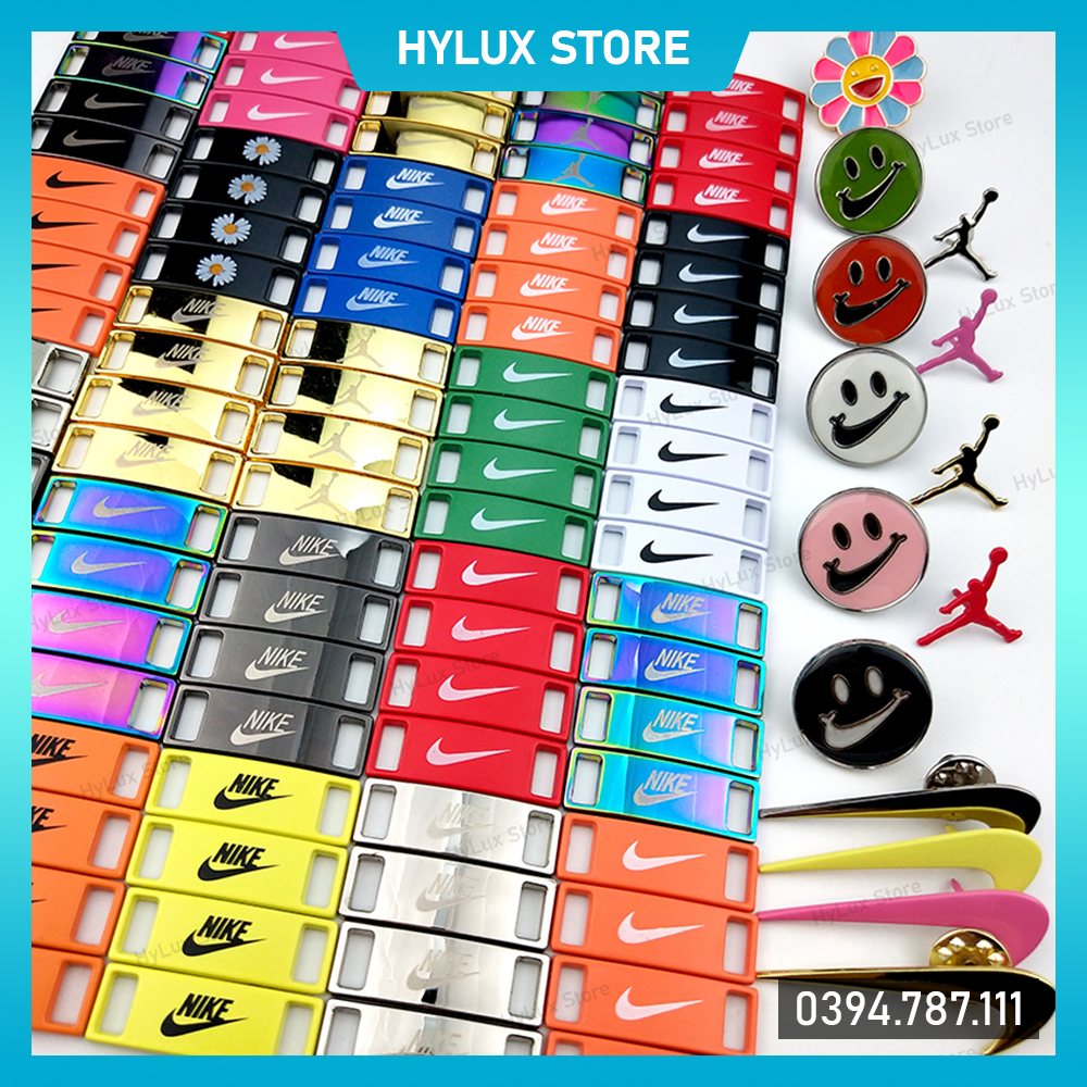 [25 Mẫu] Phụ Kiện Giày Air Force 1 (AF1), Jordan 1 Bằng Kim Loại Cao Cấp